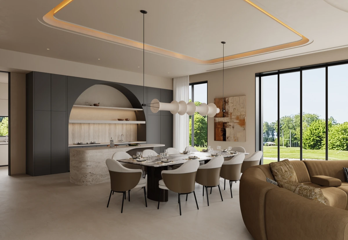 Visual cover for the MRETTY dining room design presentation
