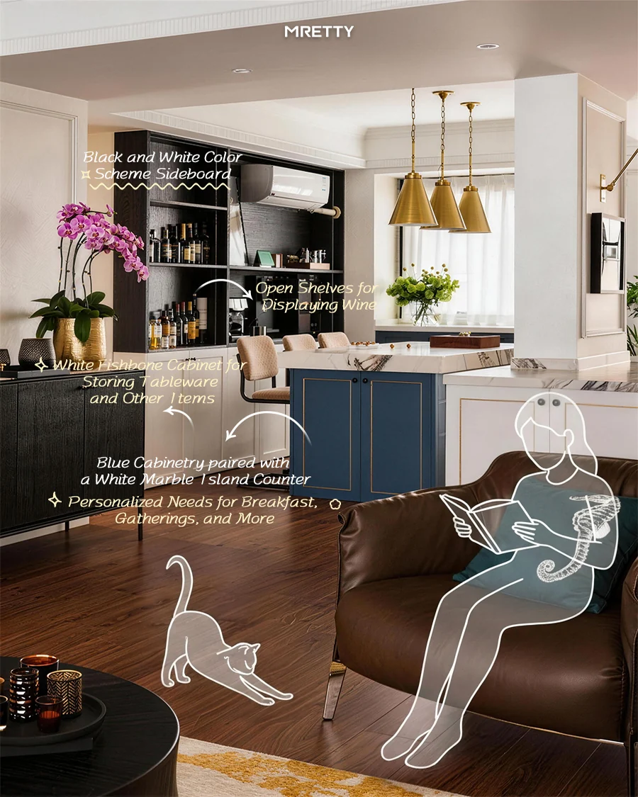 Walk-in wardrobe integrated with a luxury master suite