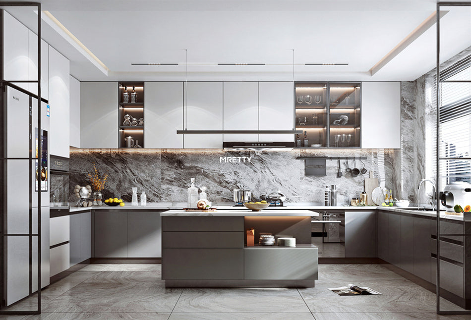 The Art of Precision: Why MRETTY Modern Custom Kitchen Cabinet Butt Joints Define Luxury