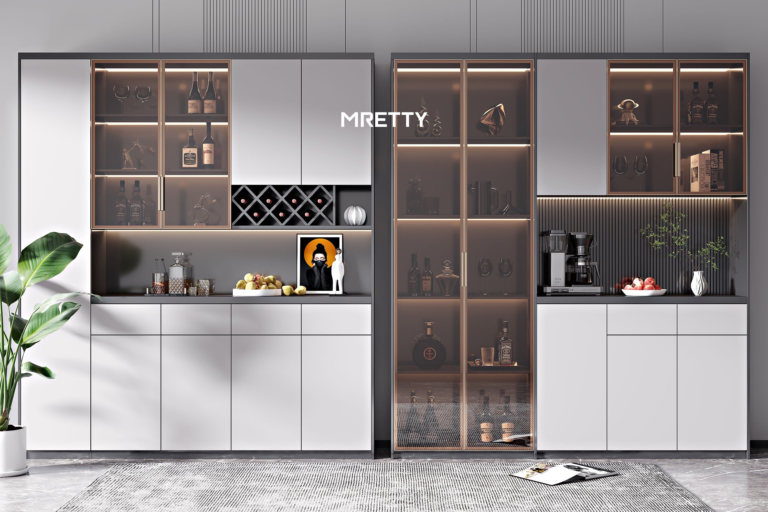 Transform Your Singapore Space: Bespoke Wood Accent Walls by MRETTY