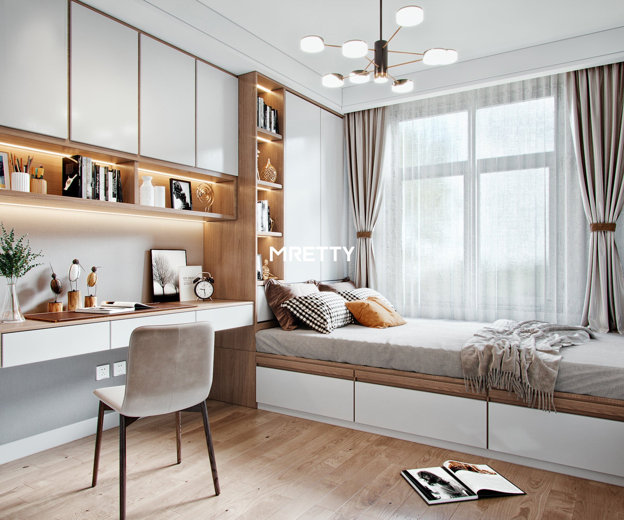Luxury Wooden Wardrobe Interior Layouts: 2025 Guide by MRETTY