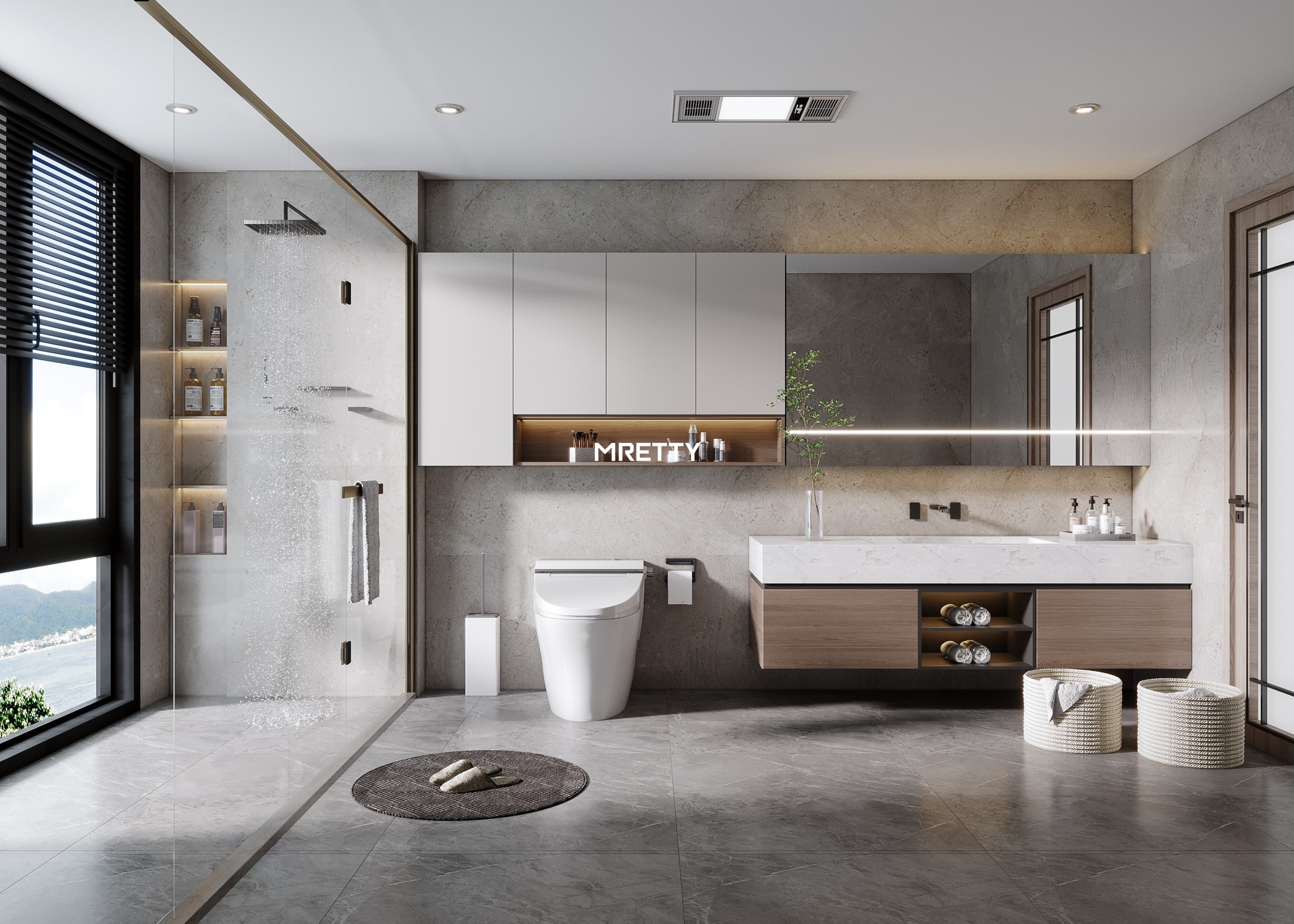 MRETTY Bespoke Bathroom Cabinet Design: Where Aesthetics Meet Tailored Function