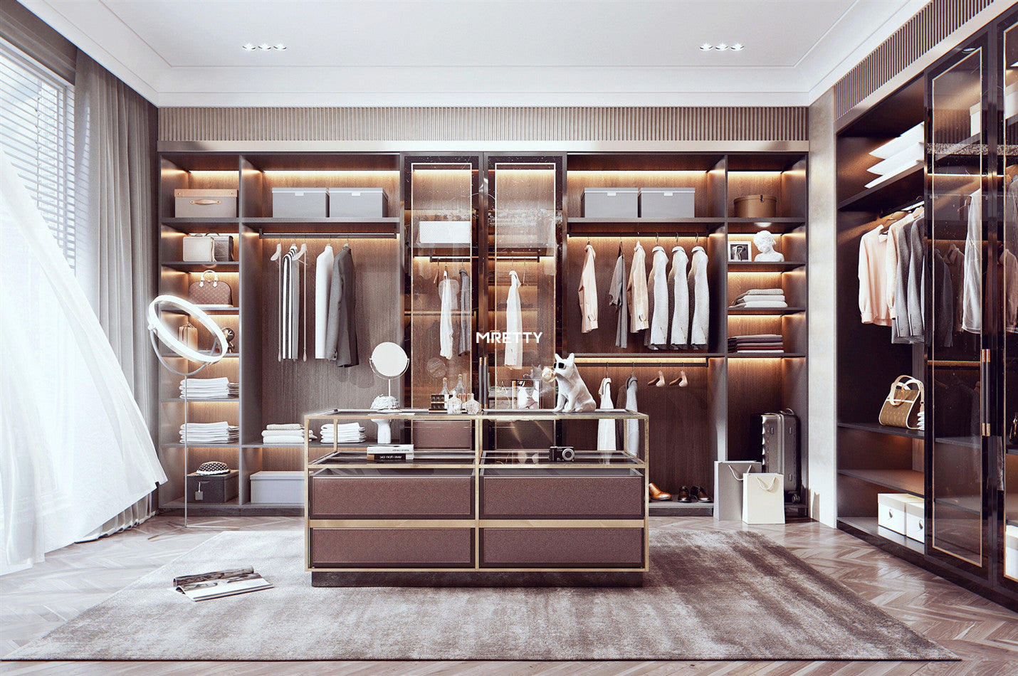 Refining Home Luxury with a MRETTY Built-in Wardrobe