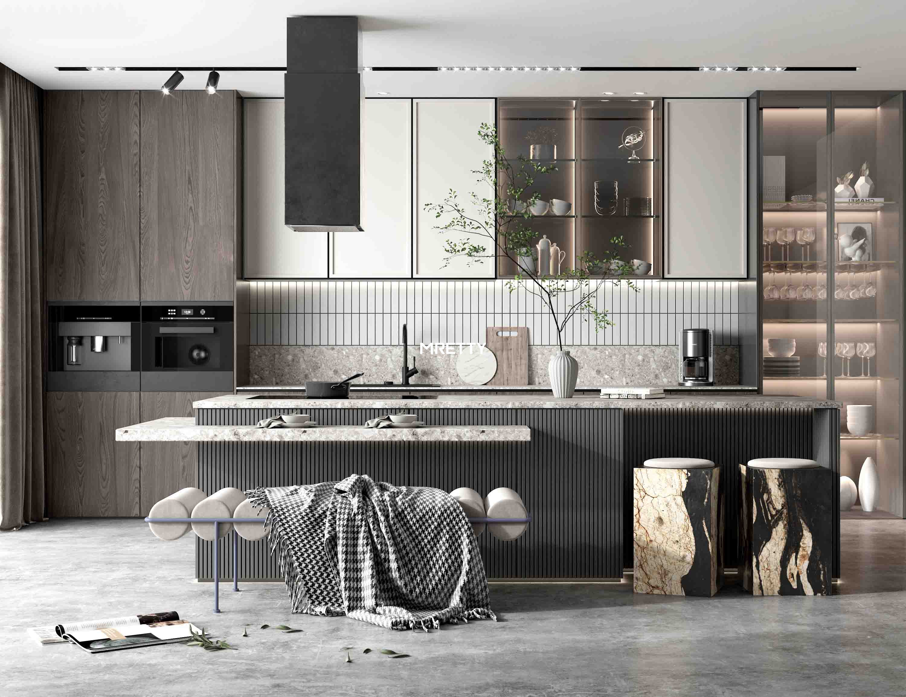 3 Room Resale HDB Kitchen Design: Luxury in Compact Spaces