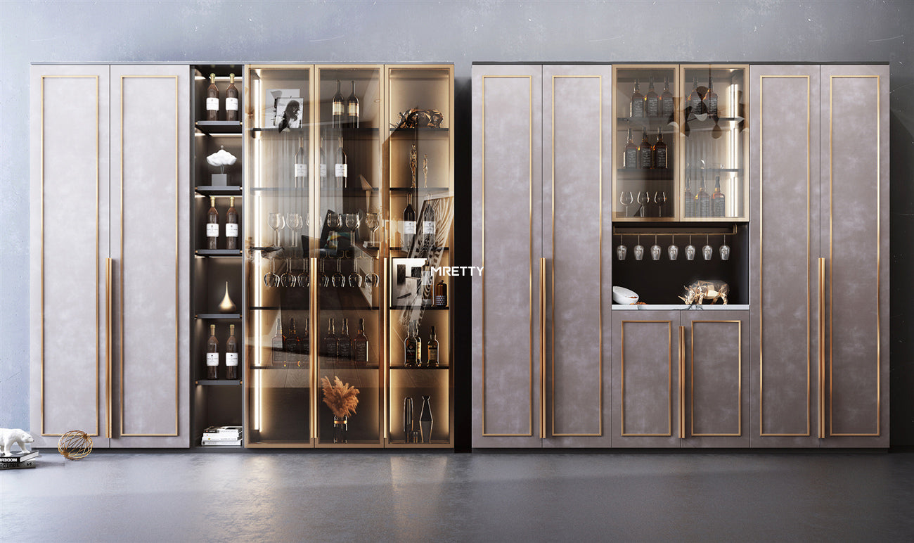 Custom Wooden Wine Cabinet Singapore: Bespoke Luxury by MRETTY