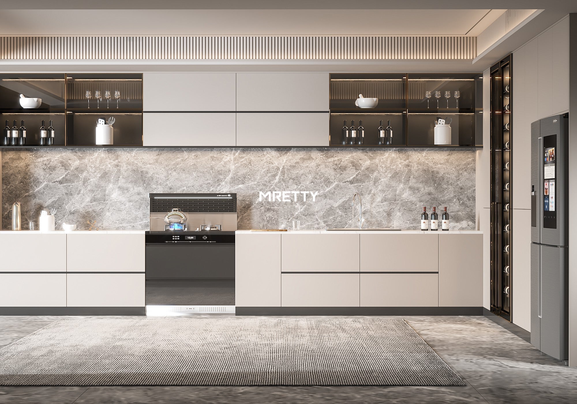 Modern Apartment Closets: MRETTY’s Singapore-Inspired Mastery