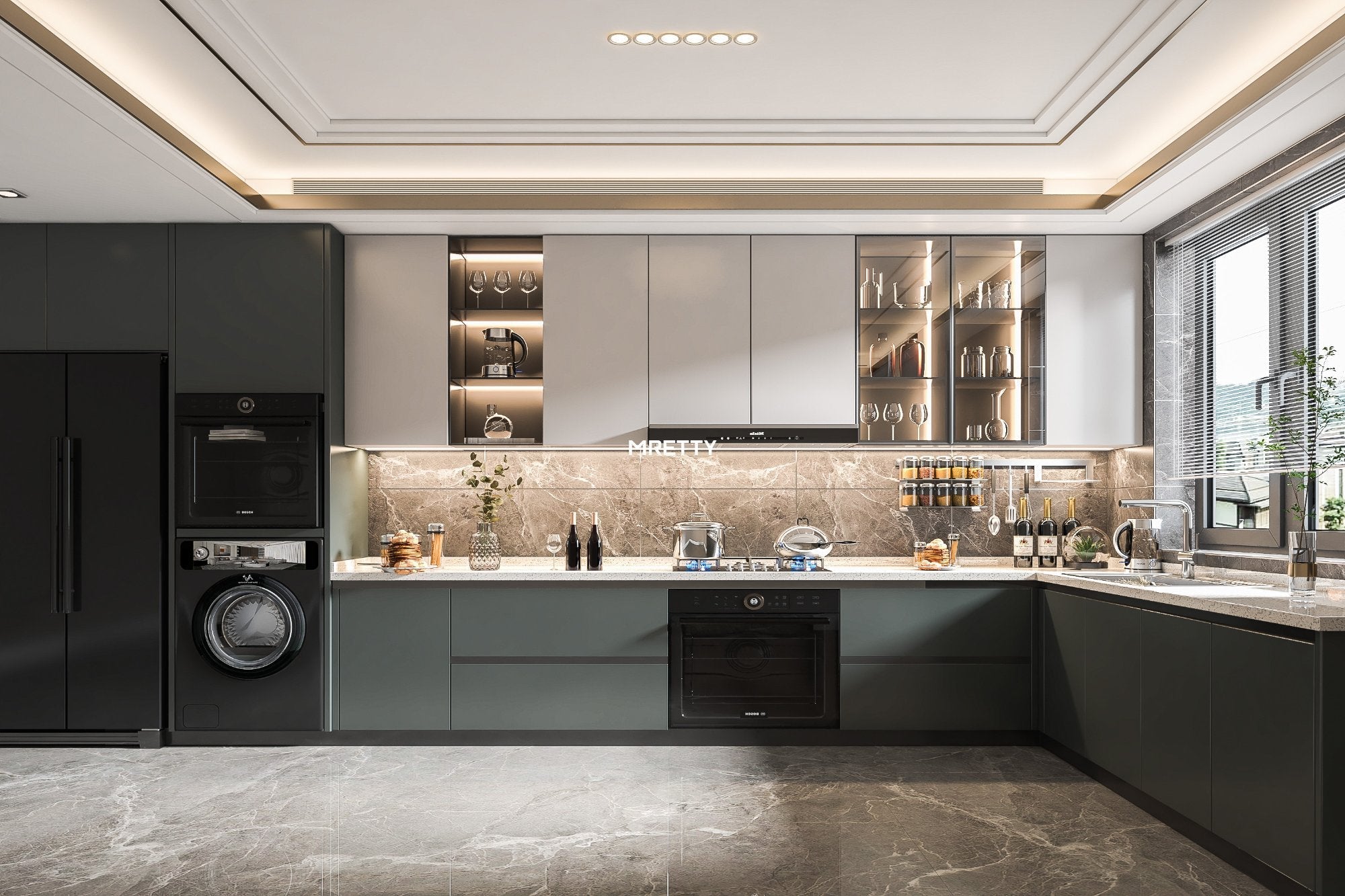 Custom Cabinets for Walk-in Wardrobe Lighting Ready Singapore