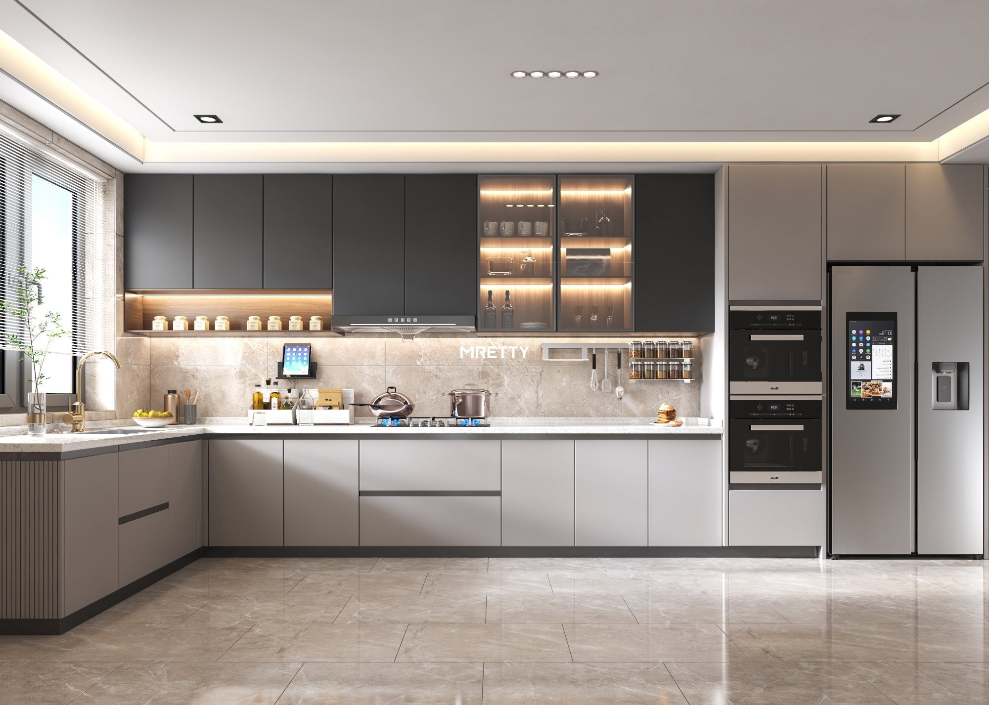 Custom Cabinets for Walk-in Wardrobe Lighting Ready Singapore