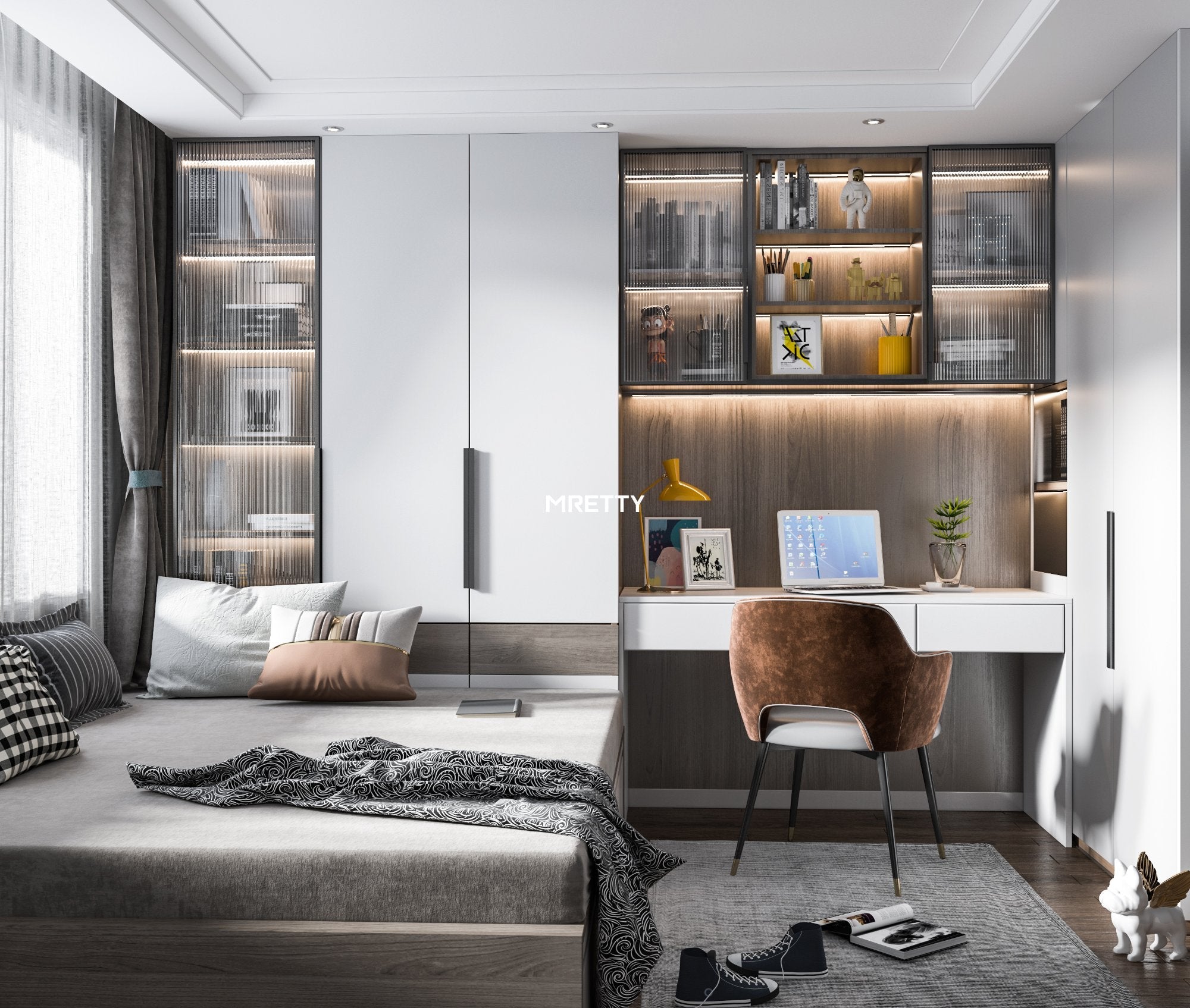 Solid Wood Wall Paneling Design Ideas Singapore | Luxury Feature Wall Guide by MRETTY