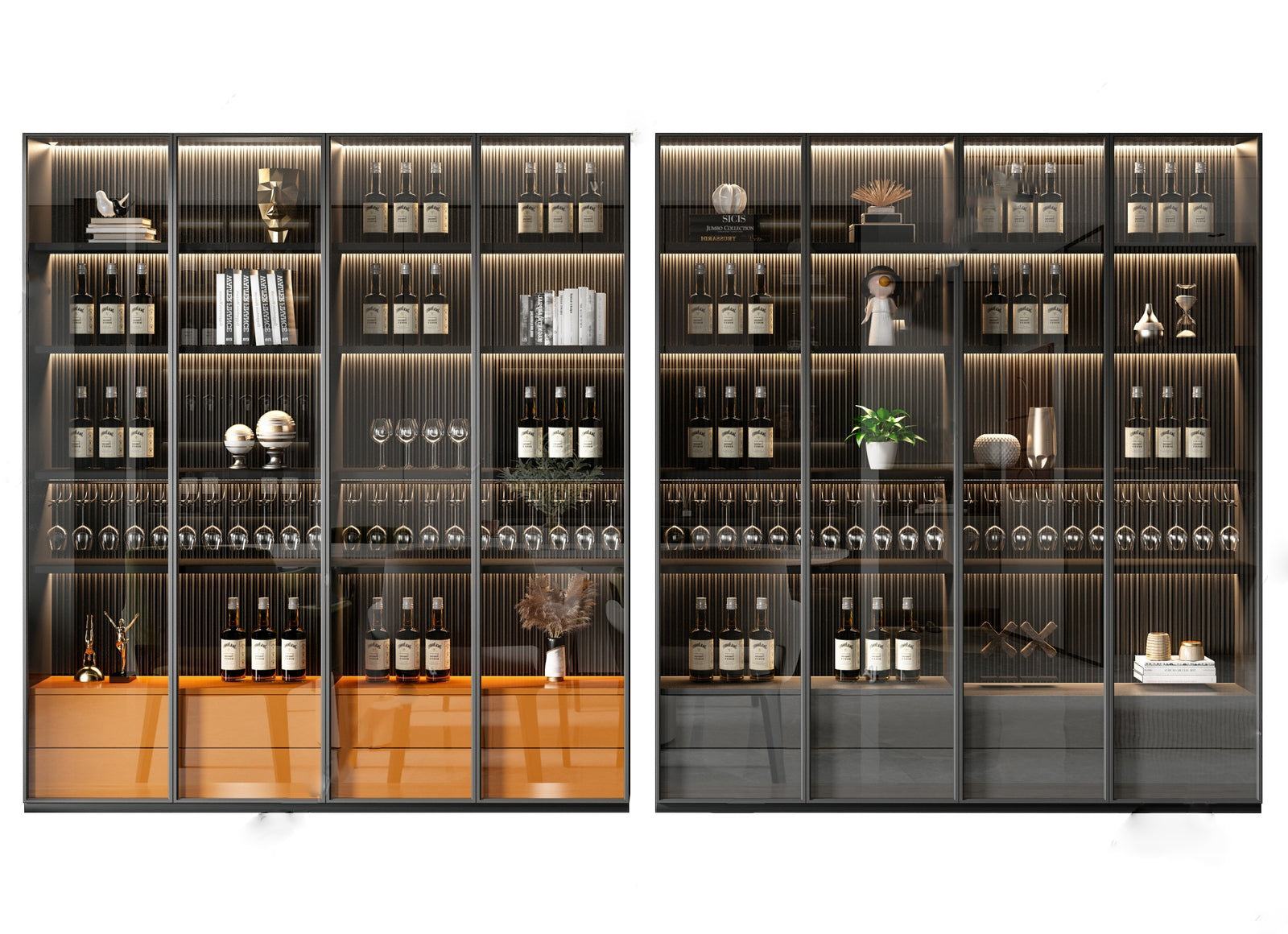 MRETTY Minimalist Glass Cabinet Series: Infusing Singapore Homes with Premium Sophistication