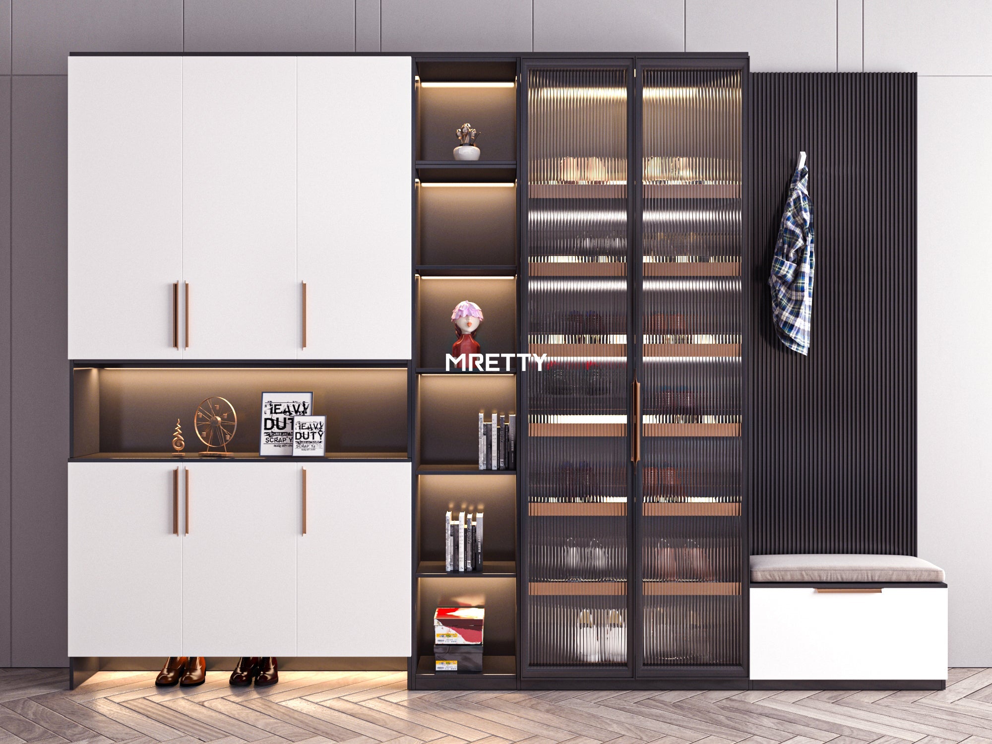 Tailored Solid Wood Home Plant Display Shelves: MRETTY’s Singapore Precision