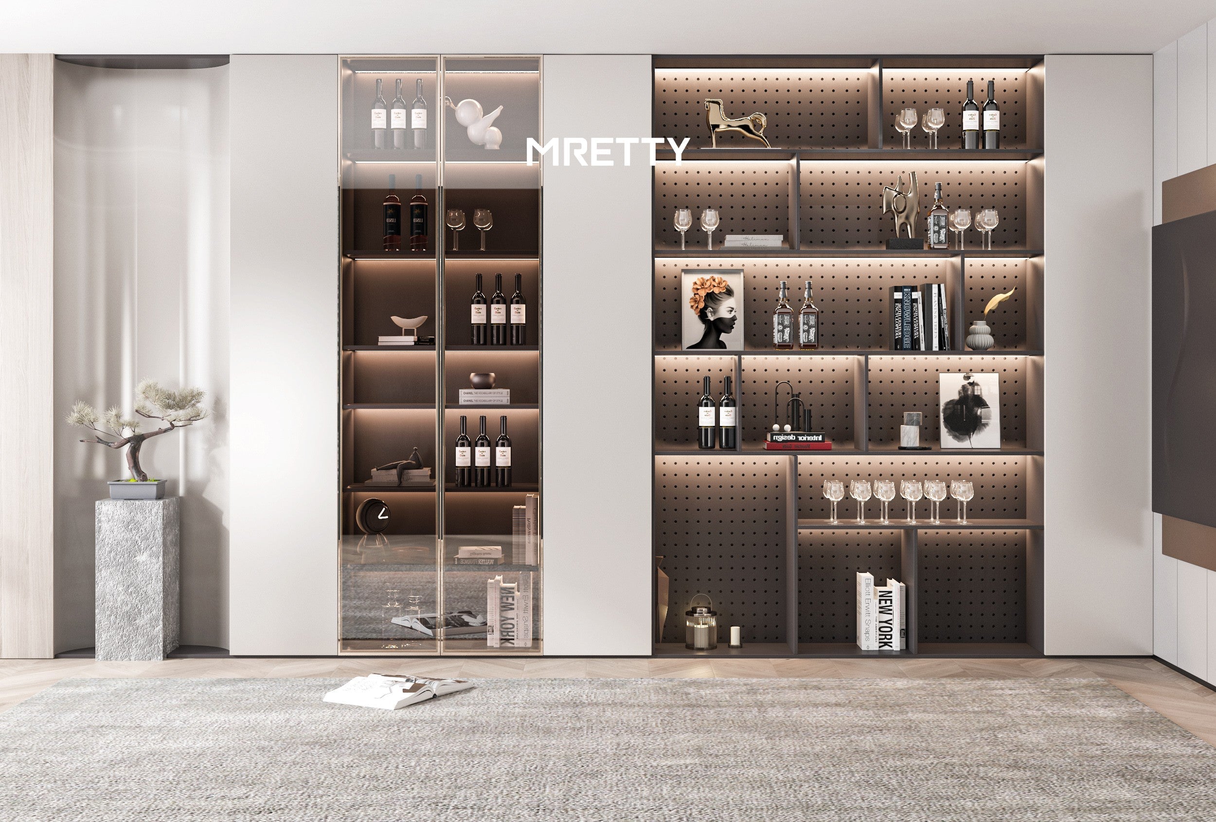 Hidden Storage Solutions SG | MRETTY’s ENF Custom Wardrobes