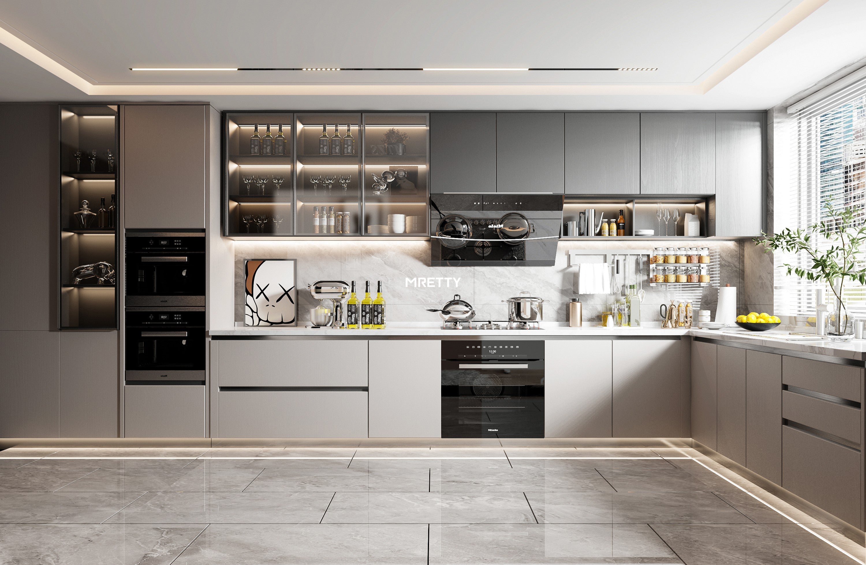 MRETTY Whole House Cabinetry for Open Plan Homes: Mastering Flow and Function in Modern Living