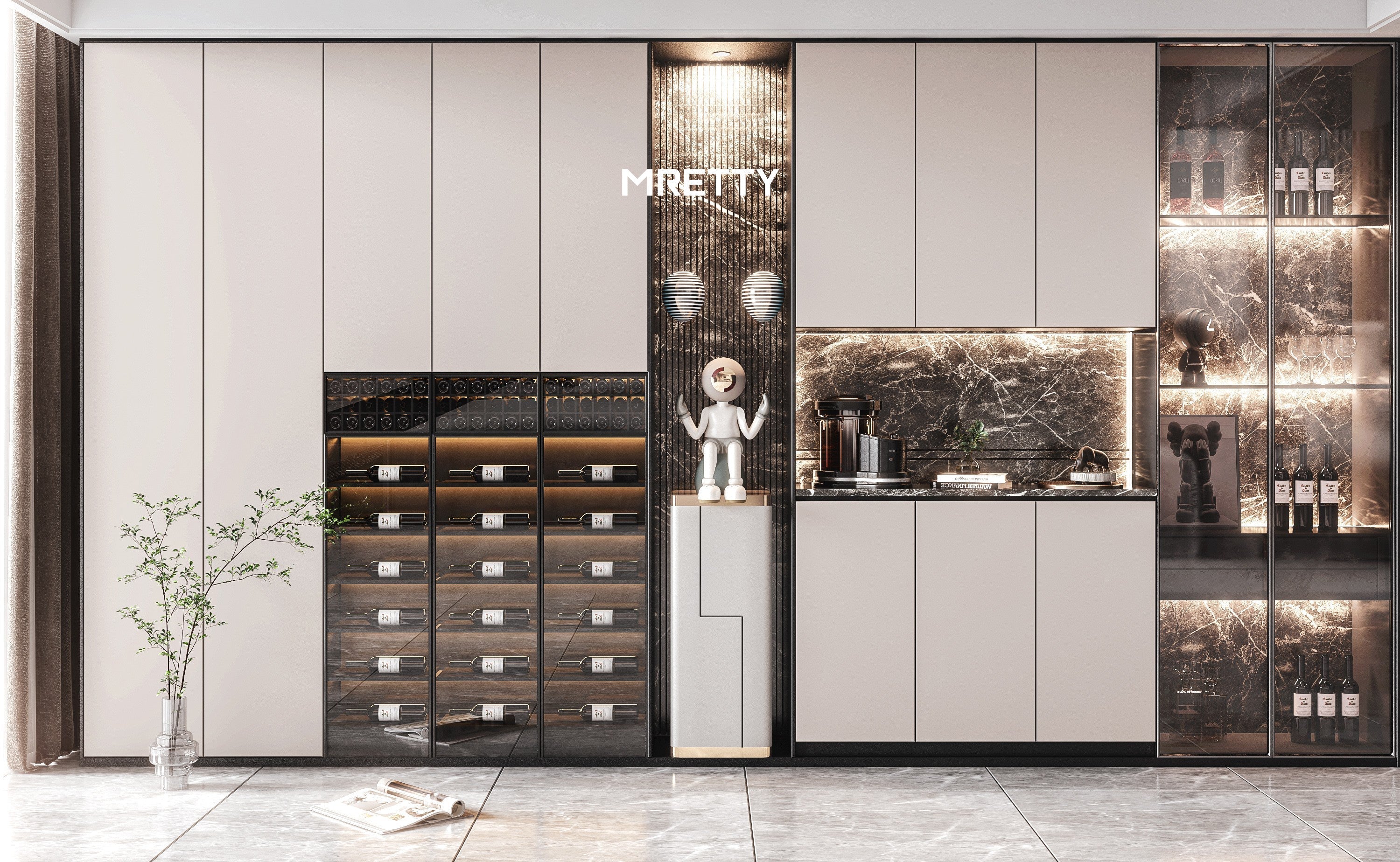 Wood Metal Fusion Wardrobes | MRETTY’s ENF-Grade Luxury for Singapore Homes