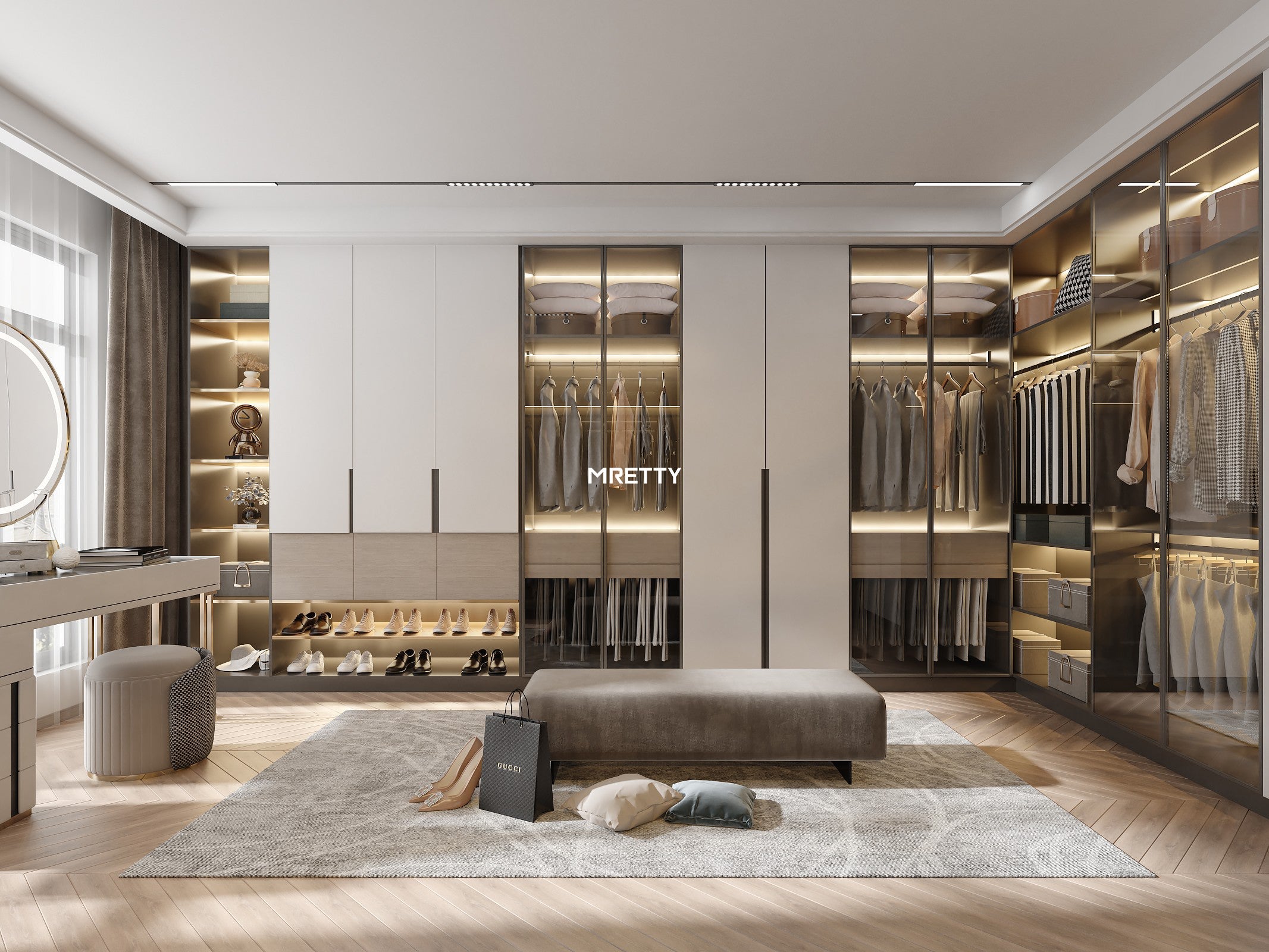 The Sanctuary of Style: Mastering MRETTY Bespoke Walk In Closet Organization