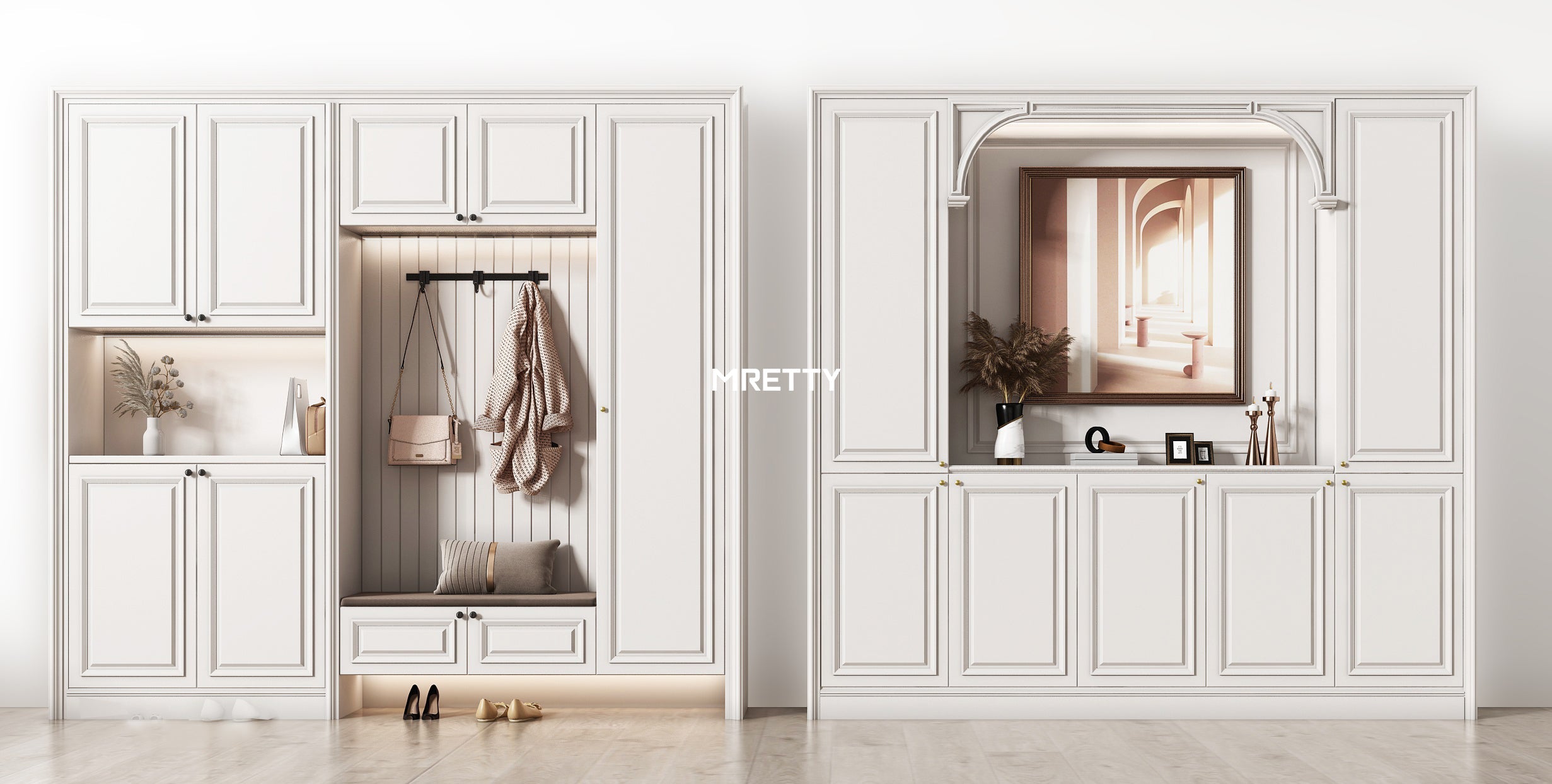 Custom Wooden Laundry Room Storage Solutions: MRETTY’s SG Guide