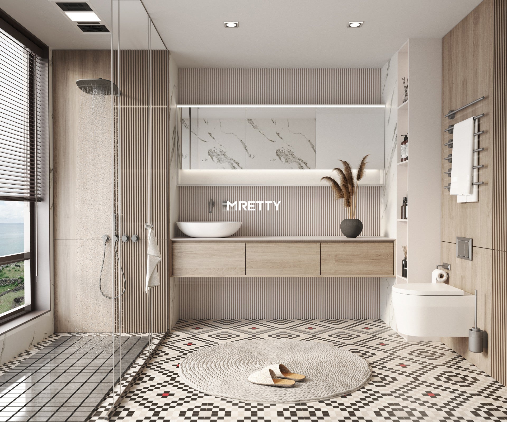 MRETTY Custom Bathroom Vanity Style: The Art of Minimalist Elegance