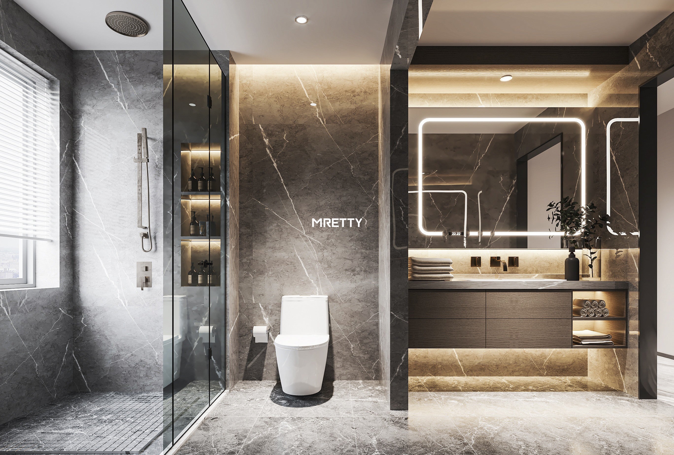 MRETTY Custom Bathroom Vanity Sets: Personalized Craftsmanship for Modern Singapore Homes