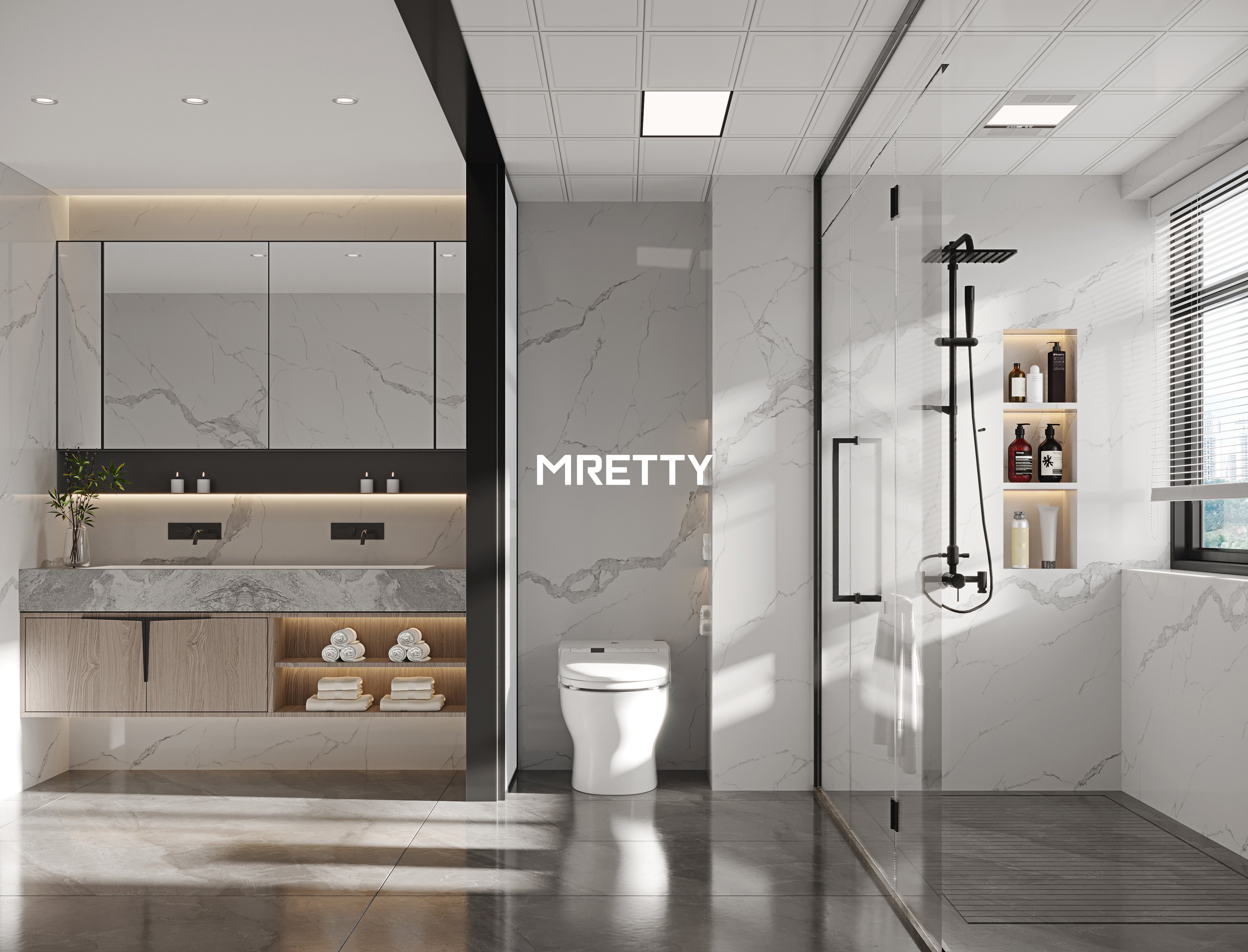 Transform Your Bathroom with MRETTY Bespoke Bathroom Cabinet Mirrors: Where Style Meets Functionality