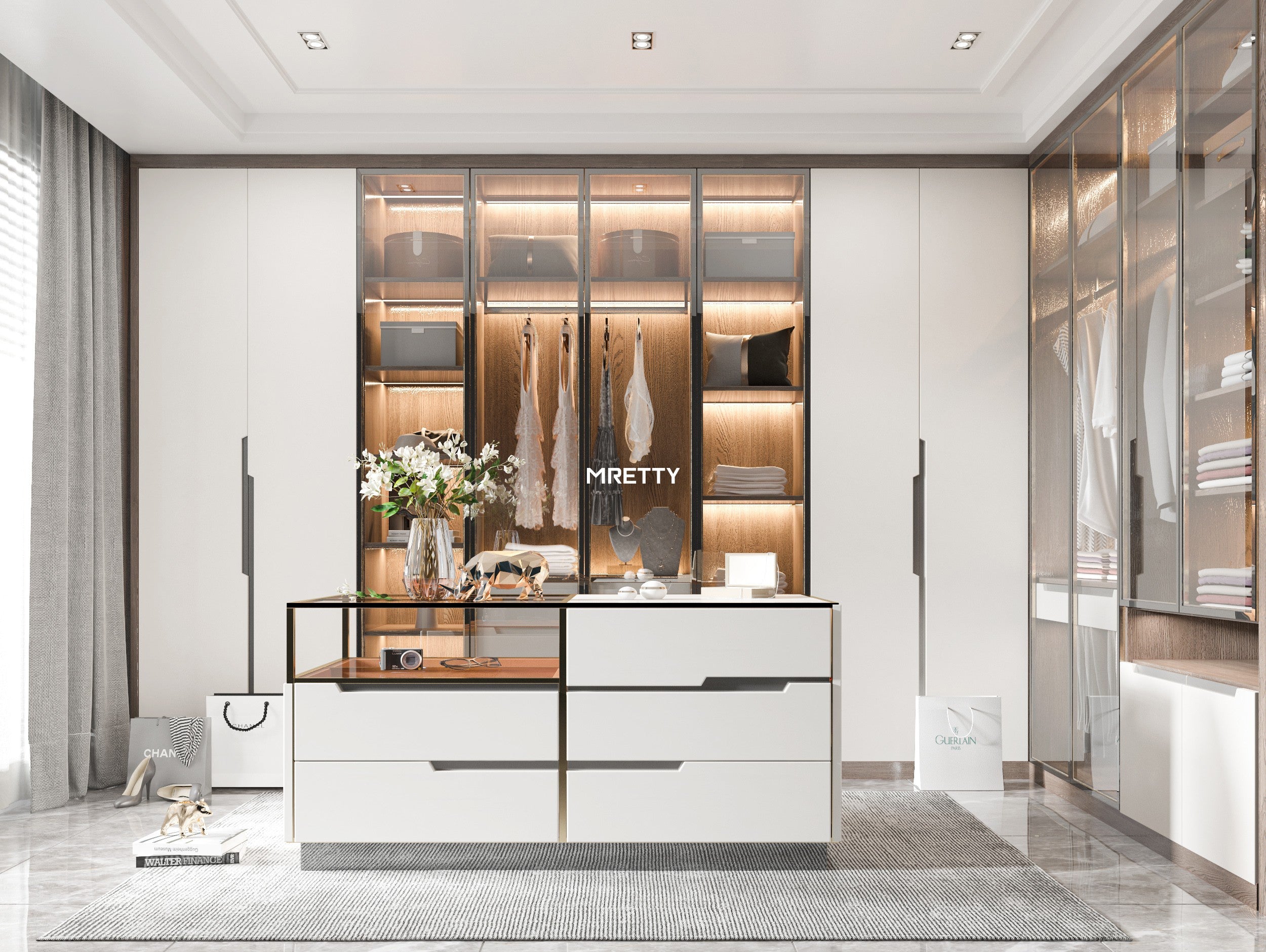 MRETTY Compact Walk-In Closet Design Singapore: Redefining Luxury in Limited Spaces