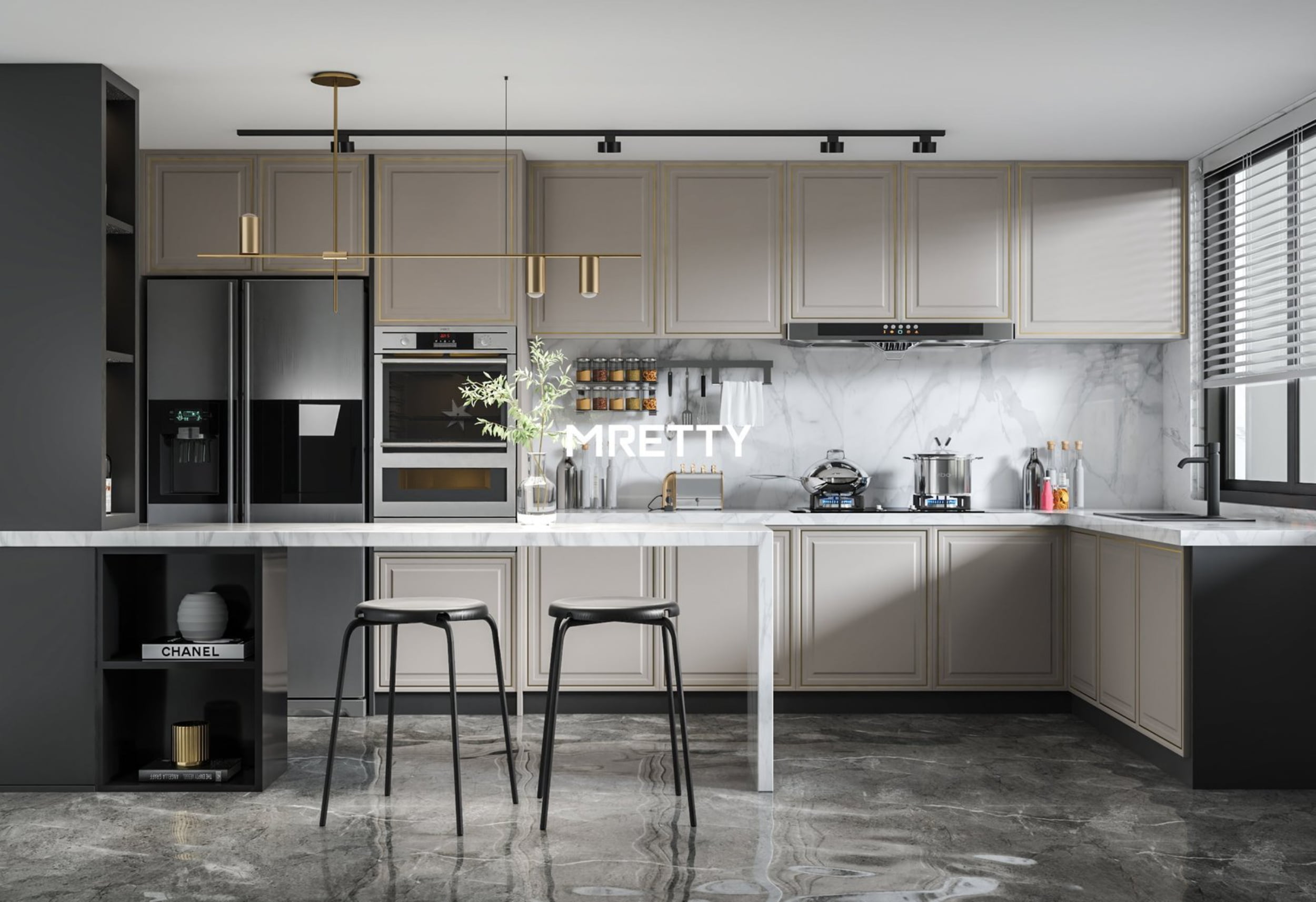 Artisanal Handcrafted Maple Kitchen Cabinets | MRETTY Singapore