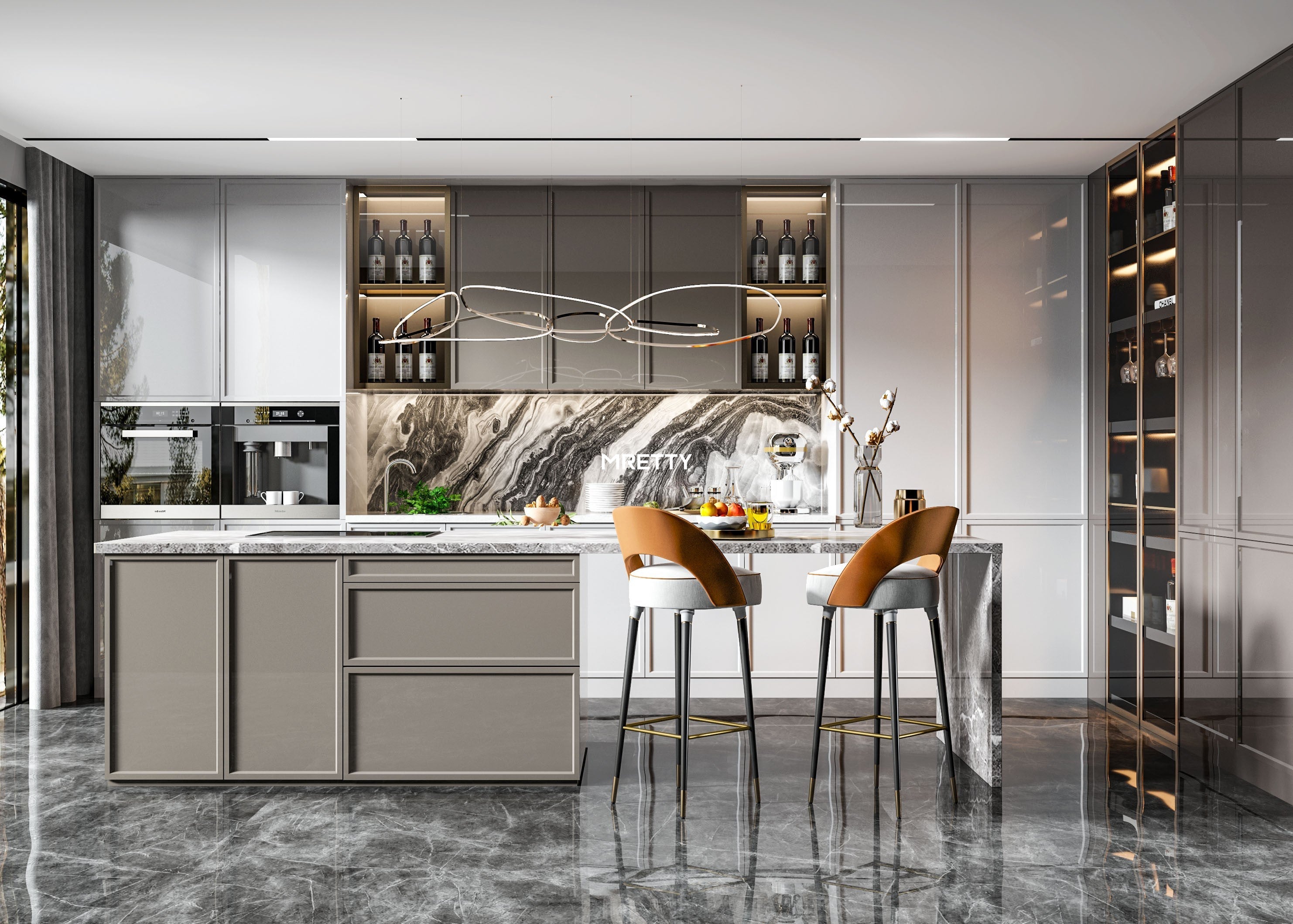 MRETTY Bespoke Dining Room Sideboard Design: Elevating Your Dining Experience