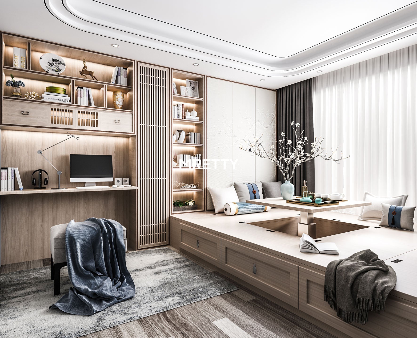 Automated Home Device Sync: MRETTY’s Smart Custom Furniture Solution