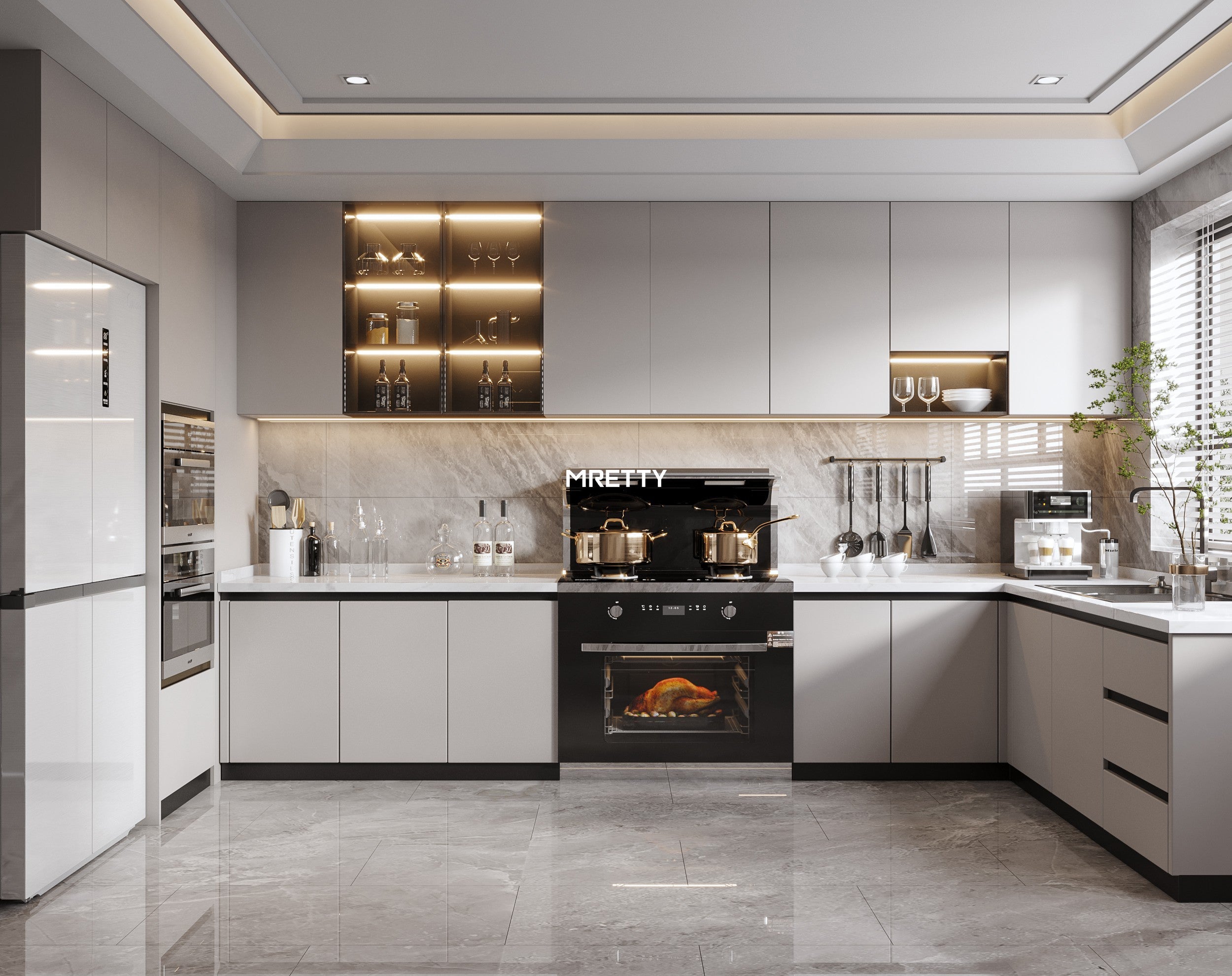 Luxe Master Bedroom Wardrobe | MRETTY Singapore
