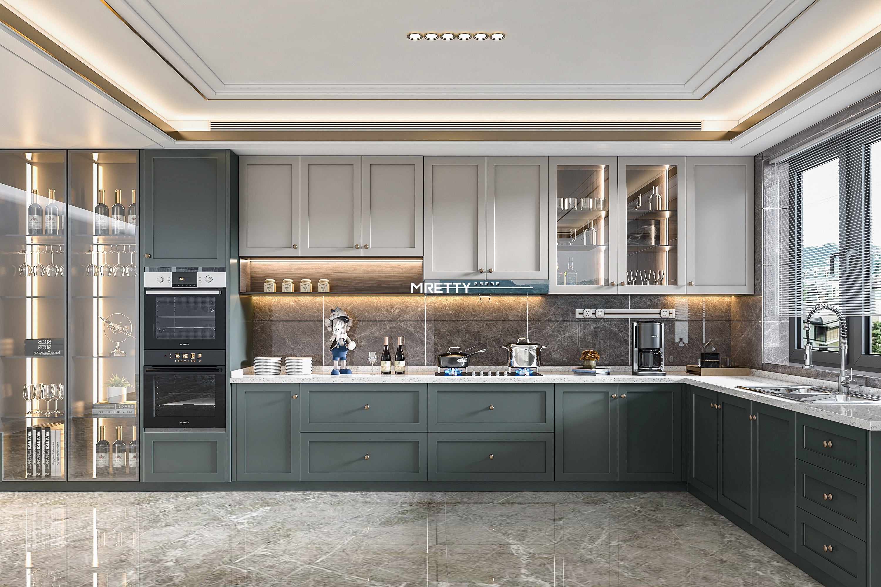 MRETTY Made-to-Measure Kitchen Cabinet Pulls: The Art of Detail in Culinary Spaces