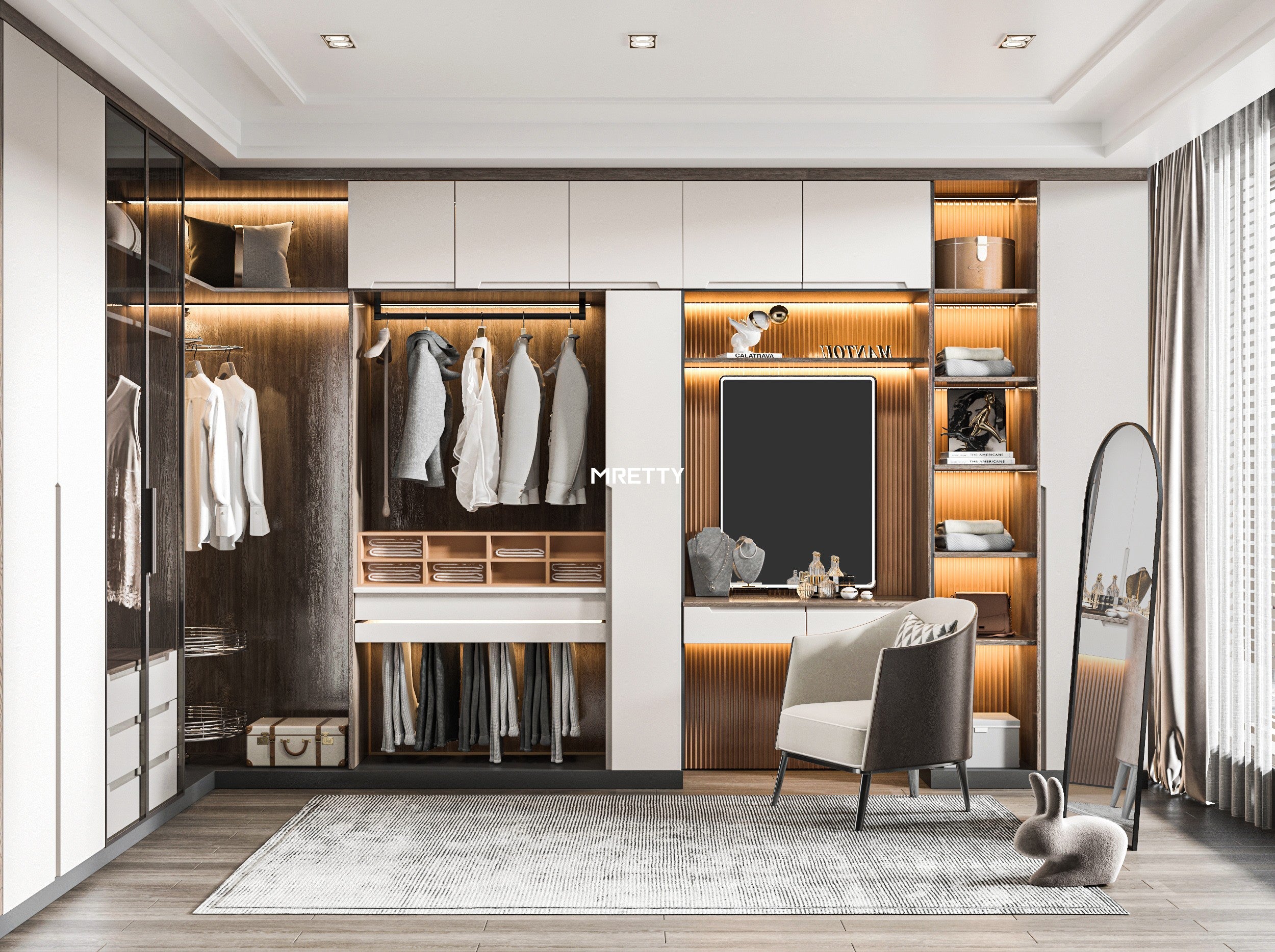 The Art of Living: Elevating Your Home with MRETTY Bespoke Wardrobe Organization Systems