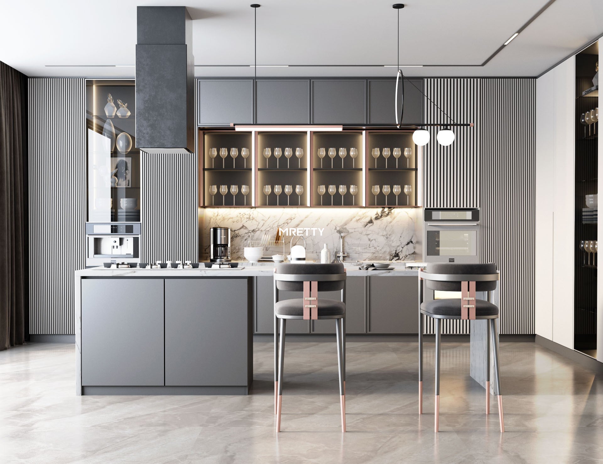 MRETTY Custom Pantry for Small Kitchens Singapore: A Symphony of Space and Style