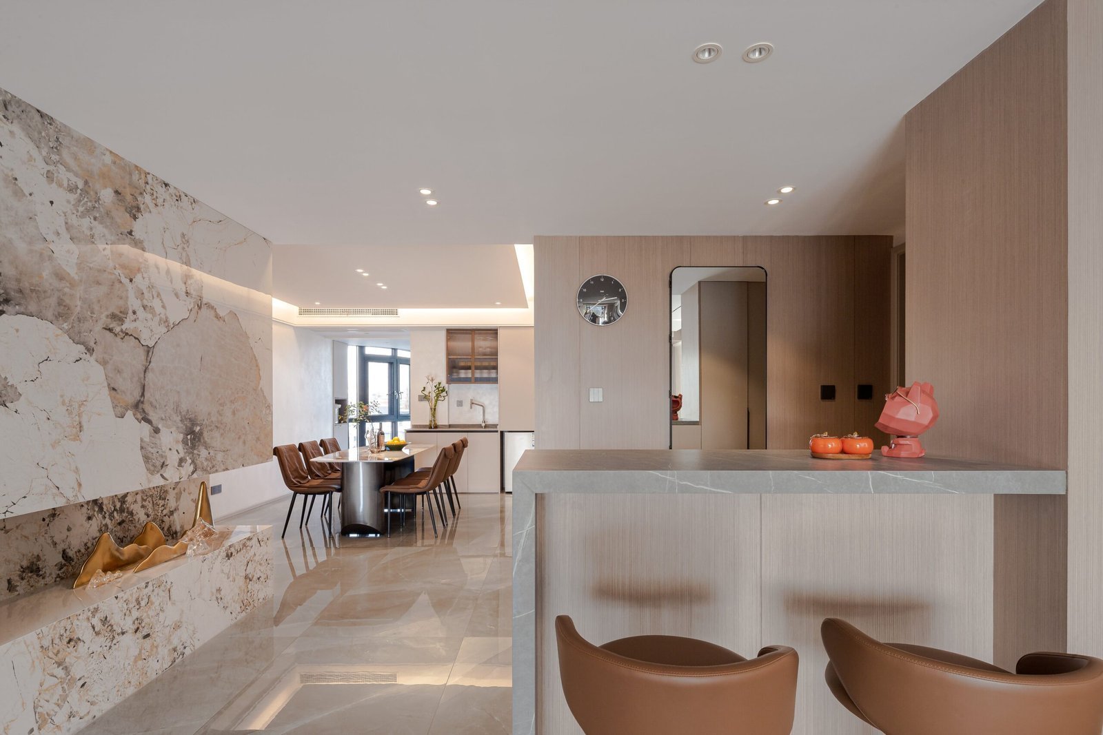 Travertine & Timber