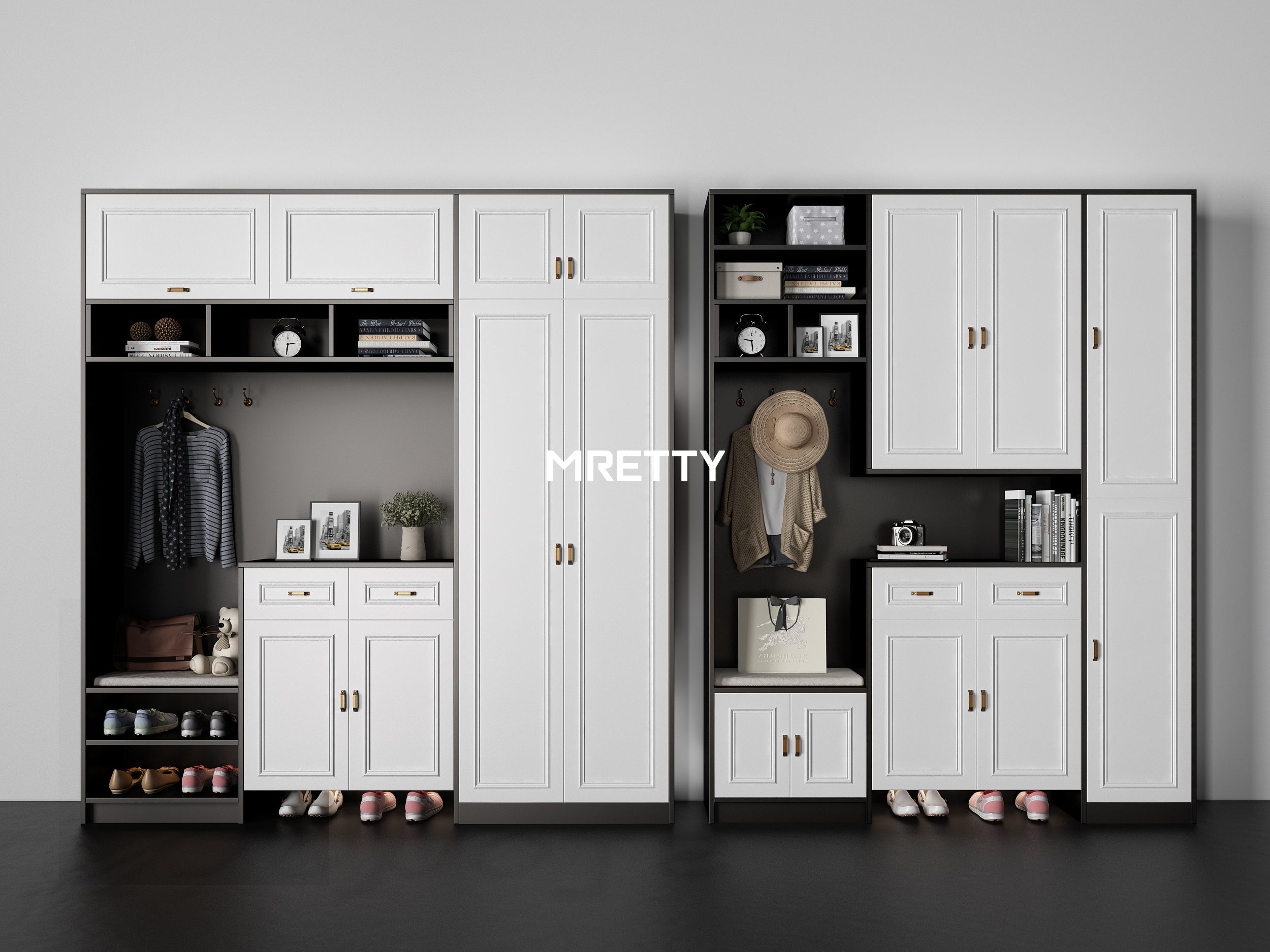 Elevating Your Space: The Art of MRETTY Bespoke Walk-in Closet Accessories