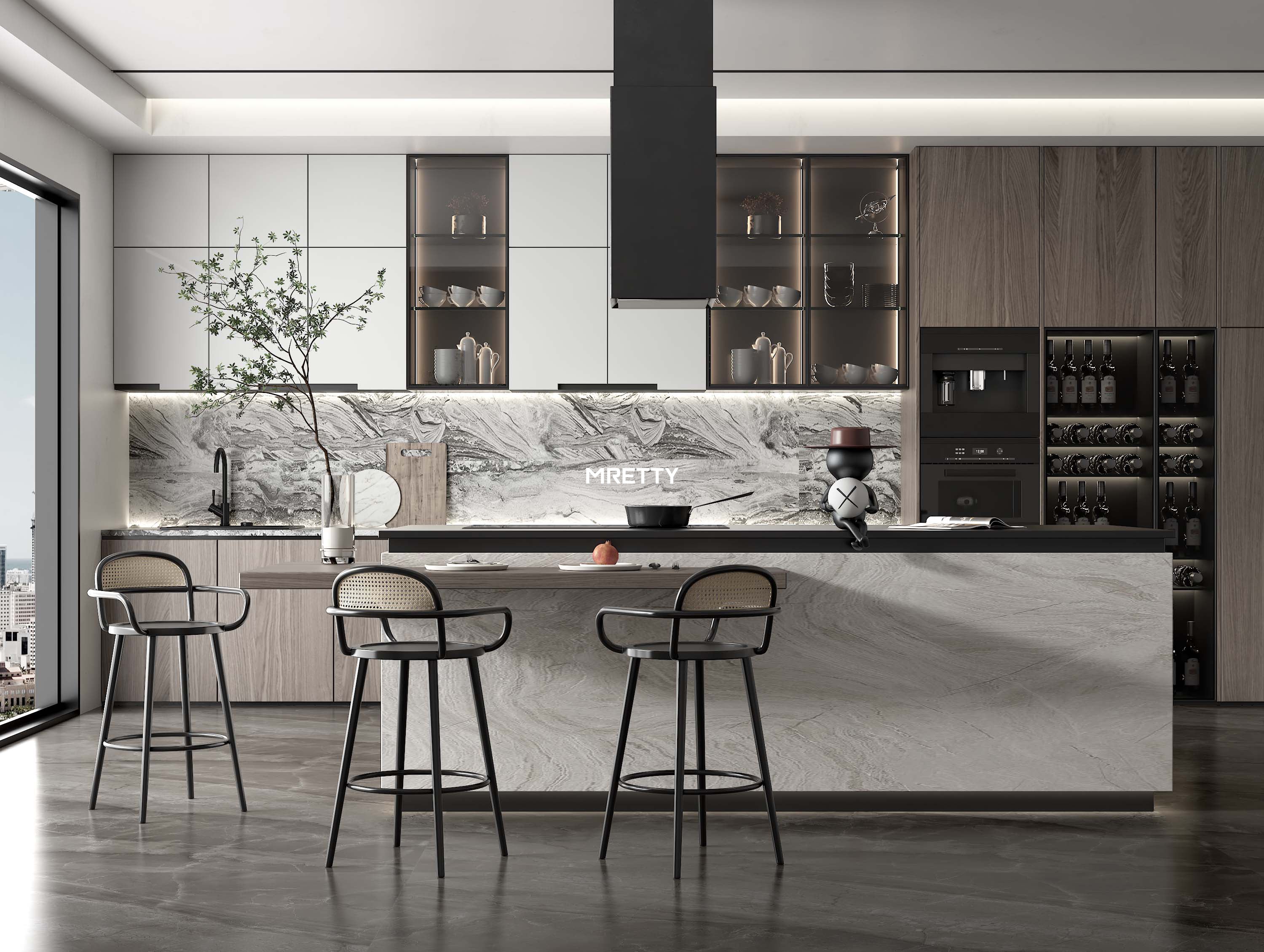 Elevating Elegance: Bespoke Kitchen Cabinet Hardware Ideas by MRETTY