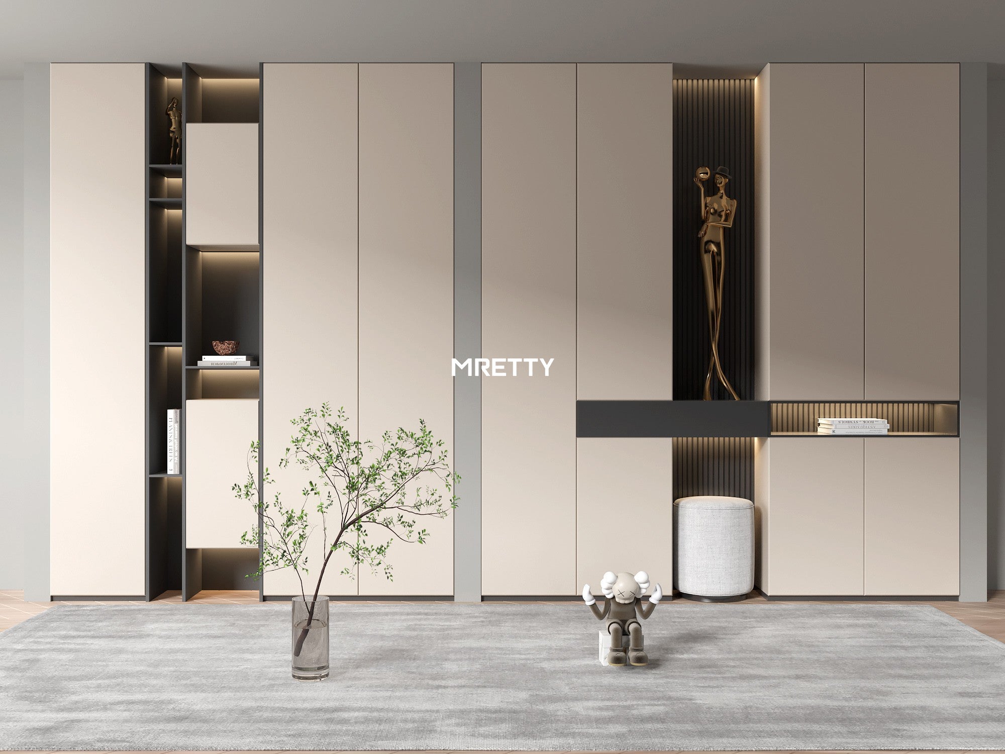 Custom Storage Solutions for Open Concept Homes: MRETTY’s 2025 Guide