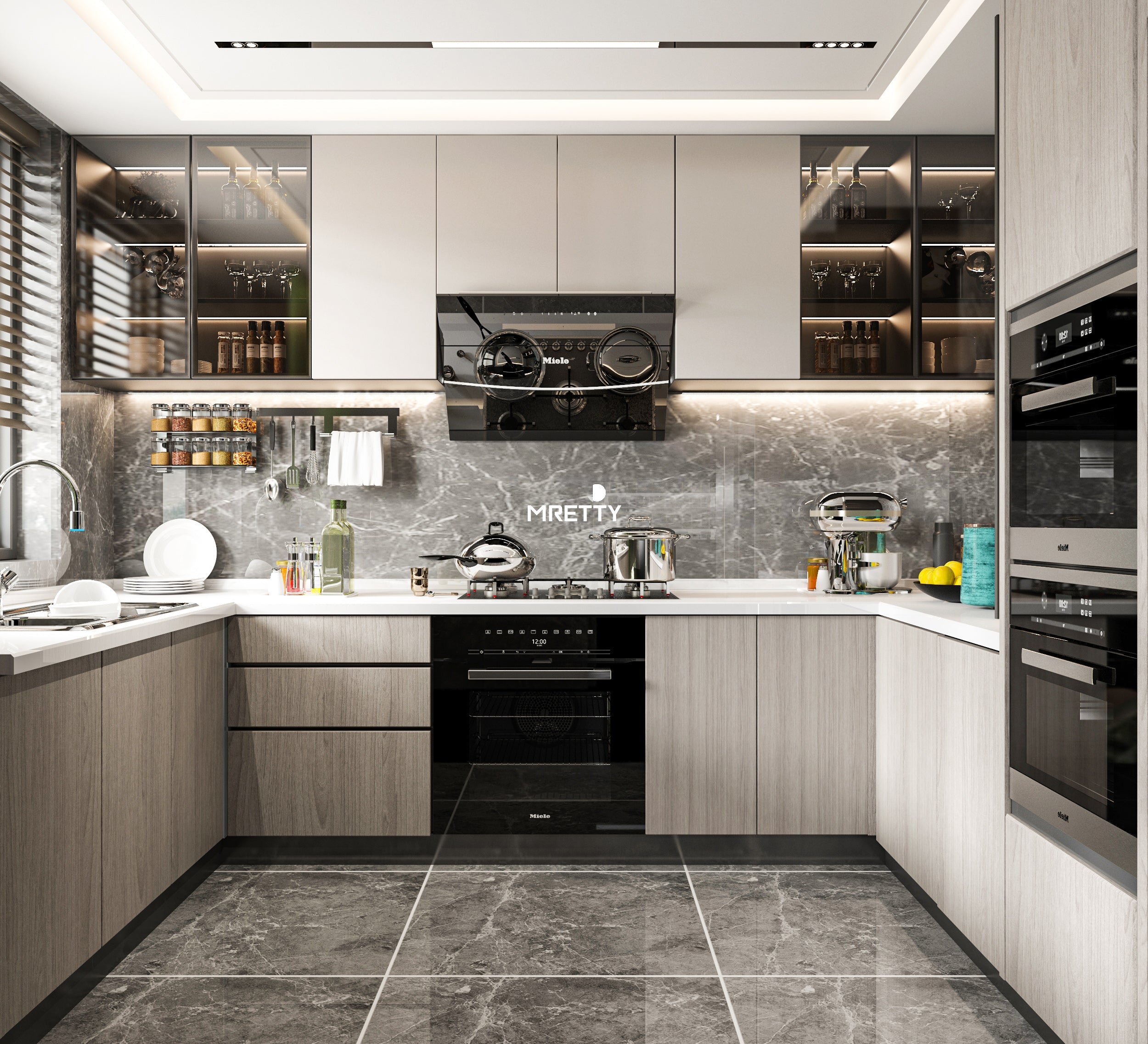 Scandinavian Kitchen Cabinets: MRETTY’s Singapore-Inspired Harmony of Elegance & Ingenuity