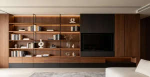 MRETTY Wooden Bookshelves: Custom Elegance for Your Home
