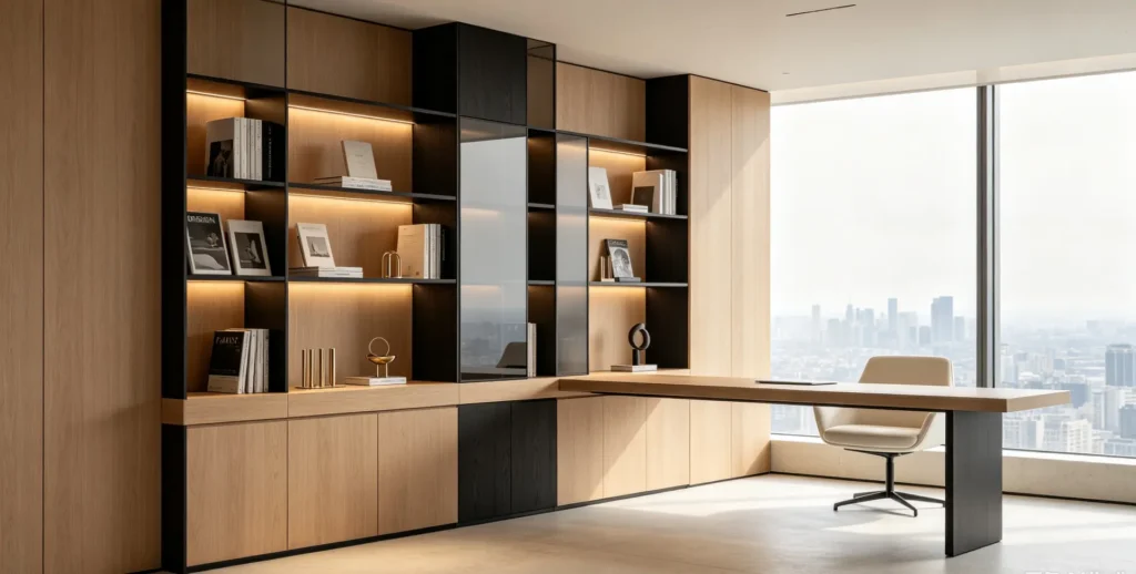 MRETTY Custom Home Office Bookshelves – The Ultimate Solution for Singapore’s Hybrid Workspaces