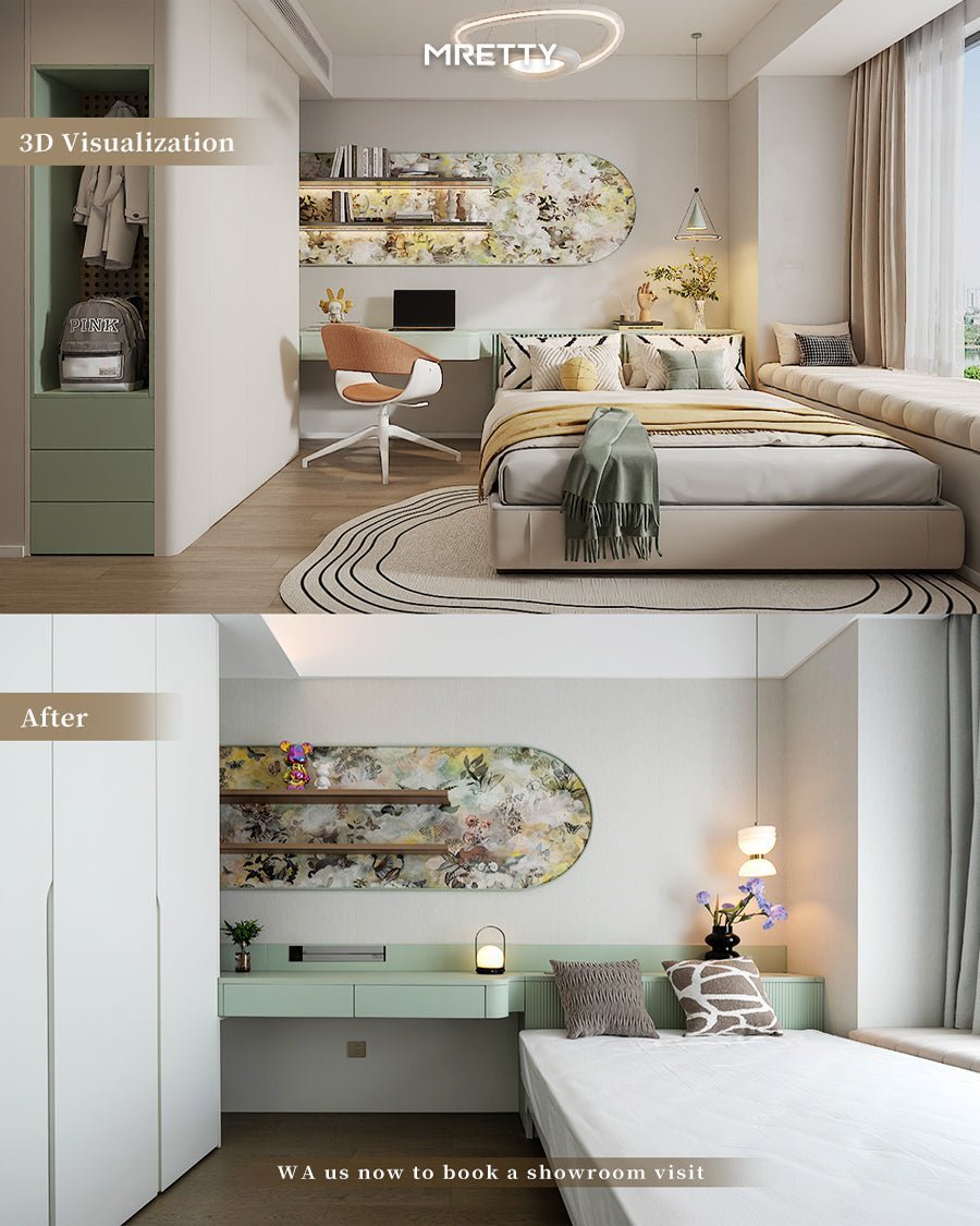 Premium condo master bedroom design Singapore