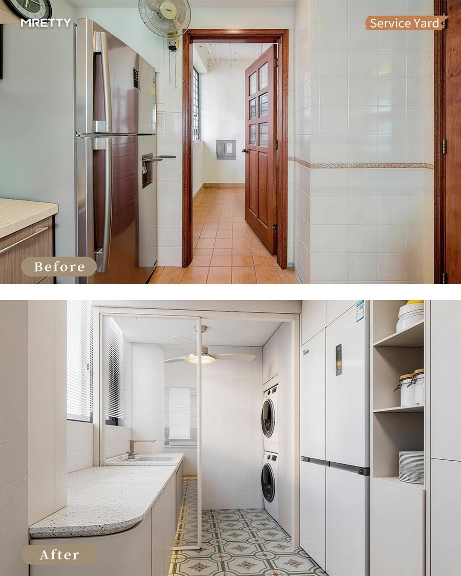 Modern Singapore condo kitchen design by Mretty