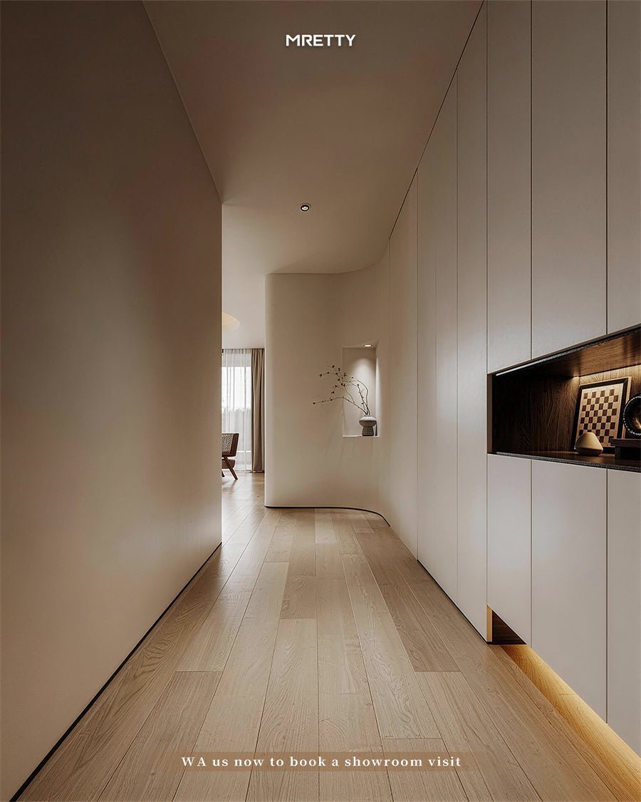 Modern entryway upgrade with bespoke joinery
