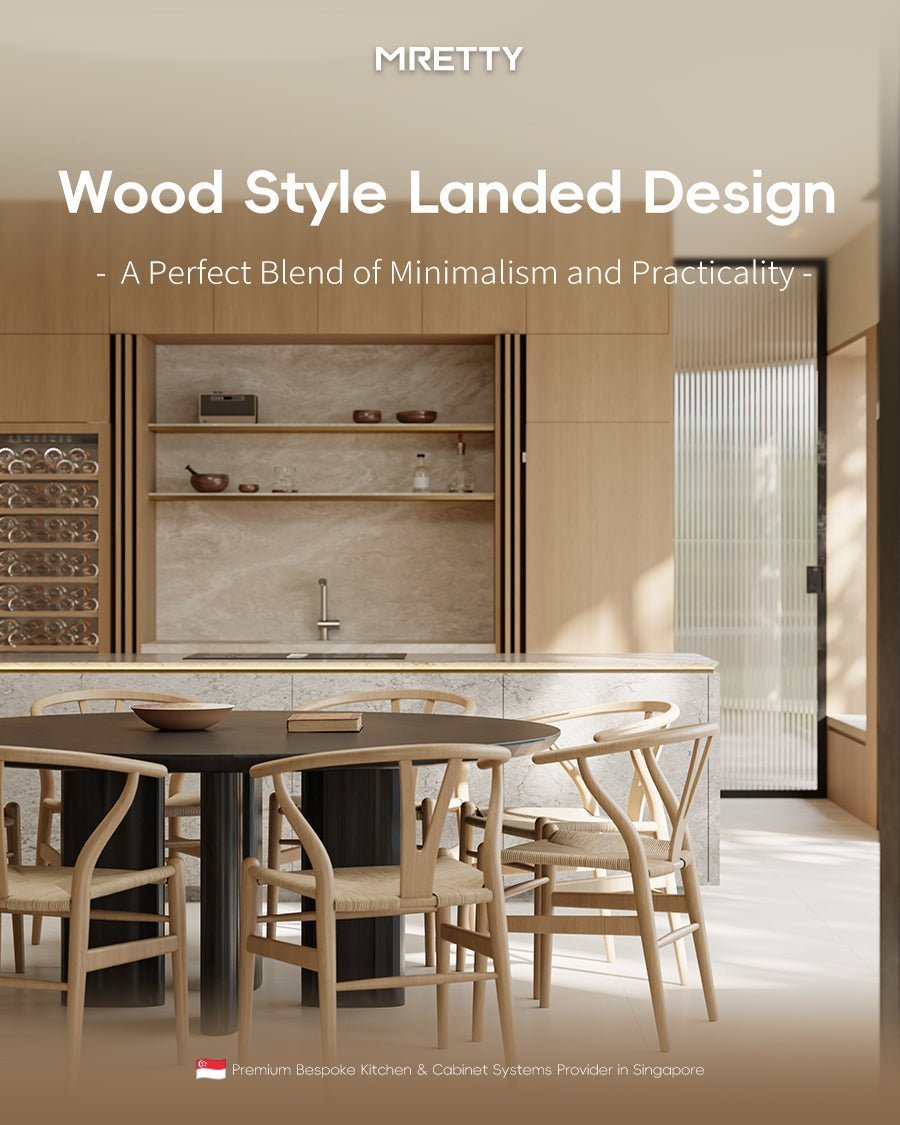 Landed property wood style living room