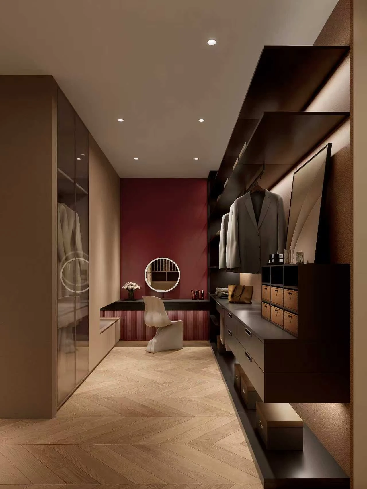 MRETTY Hangzhou showroom displaying custom furniture and millwork