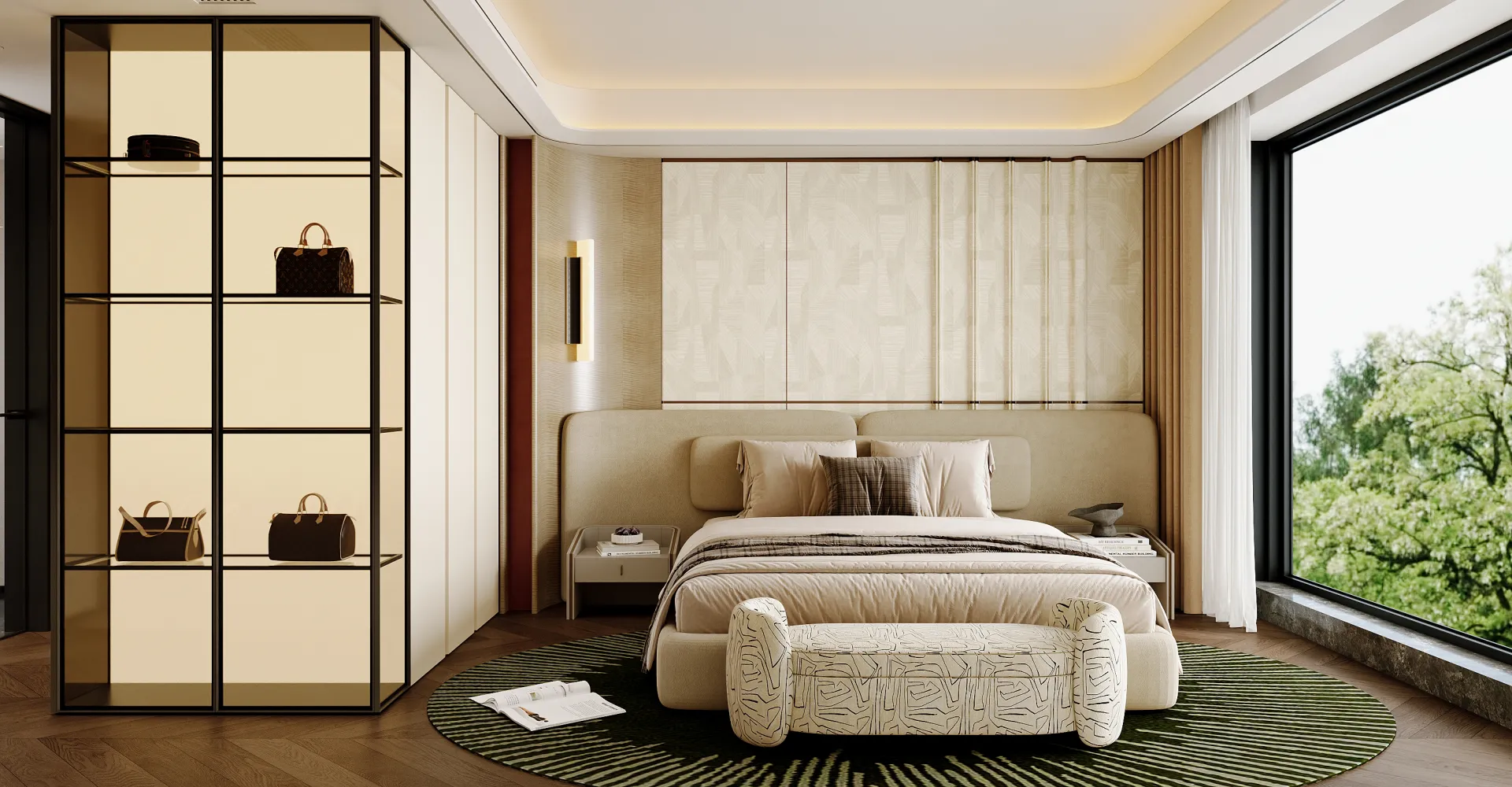 Blank video cover for the MRETTY bedroom design presentation